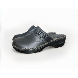 B.O.C. Born Concept Madeline Black Platform Clog Slip On Shoes Women's SIZE 11